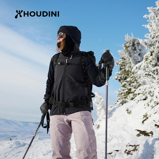 HOUDINI胡丁尼 Puff 泡芙户外25新冬女金标p轻量棉服保暖外套棉服  810026 商品图3