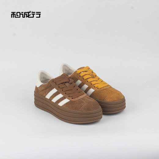 和诚行2025秋季新款运动老钱风厚底增高复古百搭女式休闲鞋0551266 商品图2