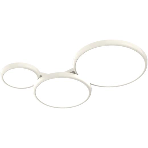 欧普（OPPLE）步步高客厅专业光学奶油风吸顶灯套餐 商品图6