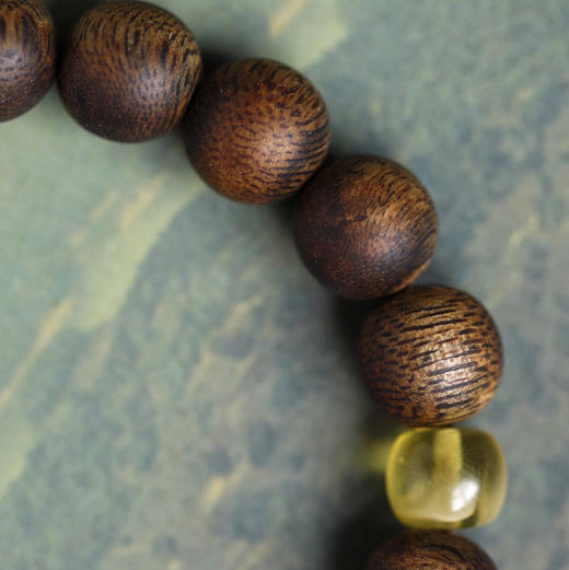 【青山特惠】10mm 16颗 绿棋楠【妗洁】沉香手串c8 商品图5