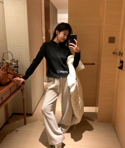 老米优品🎈3-5天发！【LU家同款】  石墨烯羊绒蛋白小外套 羊毛蚕丝蛋白混纺面料，石墨烯黑科技，红外线升温，兼具保暖与舒适 商品图8