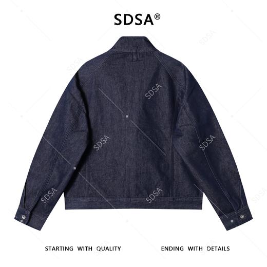 53213SDSA男士秋冬新款痞帅男装韩版解构纽扣立领牛仔夹克外套百搭时尚 商品图5