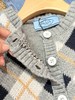 拼色菱格挂毛logo针织开衫 商品缩略图12