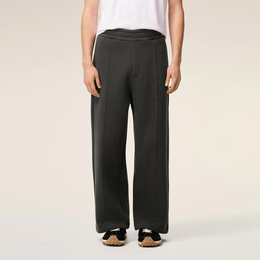 AMI 男女同款混纺棉质休闲运动裤 深灰色 UTR806 749 020 商品图1