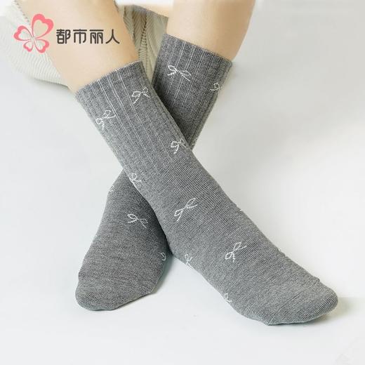 都市丽人袜子女士袜子暖柔女袜子女中筒袜LCHDF7 商品图0