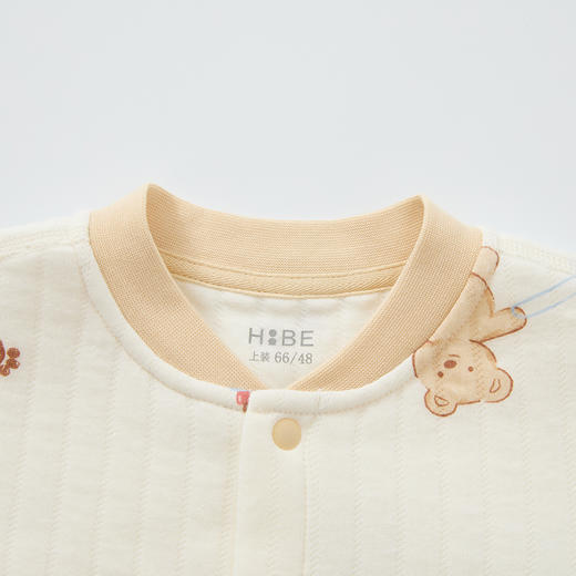 怡比田园农场长袖开襟哈衣HY25WIN008花咖色调（59#-80#） 商品图8