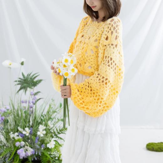 苏苏姐家晨曦序曲手工diy编织钩针毛线团自制上衣材料包打发时间 商品图2