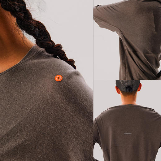 CryingCenter 跑步运动训练羊毛透气圆领长袖tee 哭喊中心 商品图3