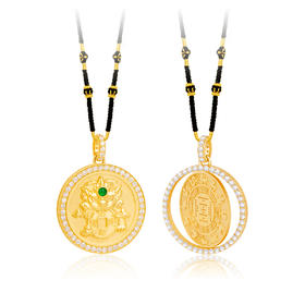 吉人天相 生财有道 吊坠饰品