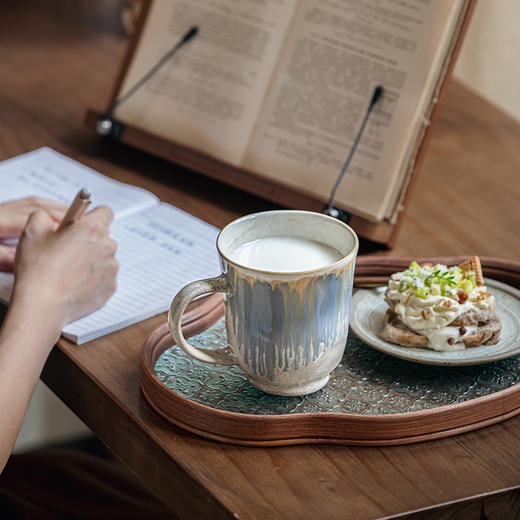 【买1送1！跨境出口陶瓷水杯】漂亮喝水杯子复古花卉马克杯办公室咖啡杯陶瓷杯女士茶杯跨境出口 商品图7