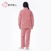 都市丽人睡衣长毛绒夹棉女士家居服长袖长裤加厚夹棉套装LHH0C3 商品缩略图3
