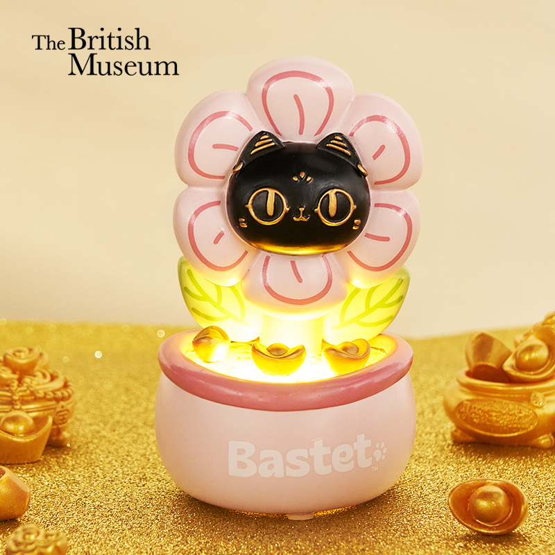 大英博物馆巴斯特有钱花可爱桌面摆件高级感办公室治愈系文创礼物