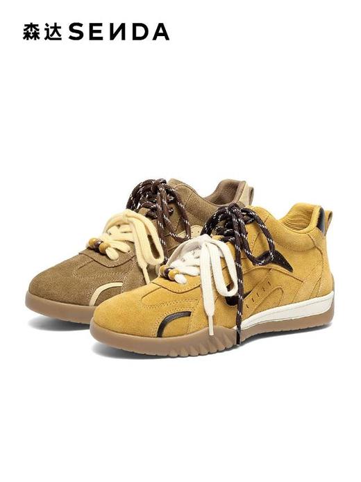 【云粉节】BF楼 森达月牙德训鞋2025冬季新款撞色厚底运动高帮阿甘鞋4NR45吊牌价999活动价499 商品图4