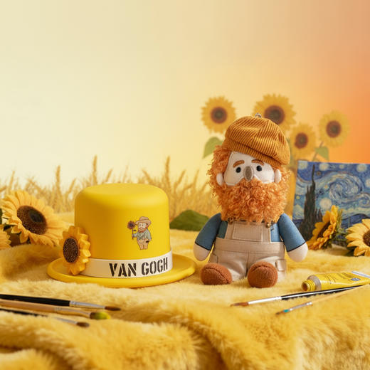 物兮物 致敬大师系列 系列梵高草帽便携蓝牙音响 商品图3