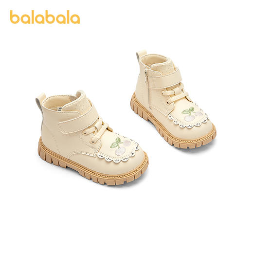 【商场同款】巴拉巴拉童鞋女童马丁靴轻便透气2025新秋冬靴子甜美 商品图4