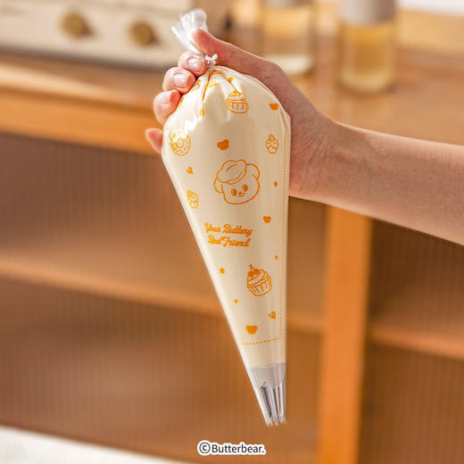 【摩登主妇&黄油小熊】裱花袋婴儿辅食挤奶油裱花嘴蛋糕烘焙工具 商品图2