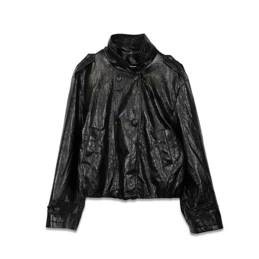 休闲金属丝油皮短款外套-纪念日百货门店同款166552411 商品图4