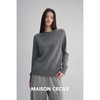 MAISON CECILE 三色|全羊绒亲肤软糯百搭基础松弛感圆领针织毛衣 商品缩略图4