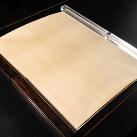 80-90年代真丝生绢笺（单张，仿古色，尺寸:46.5cmx53cm）