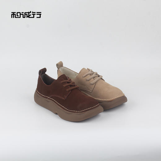 和诚行2025秋季新款韩系轻复古时尚百搭女式休闲鞋0810274 商品图2