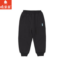 棉果果冬季新品男童夹棉保暖加厚工装裤针织夹棉长裤M412200825759