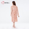 都市丽人睡衣丝绒压花睡衣女士家居服吊带裙外袍丝绒两件套LHH4A7 商品缩略图4