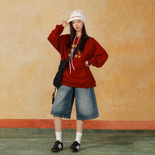 可爱刺绣连帽卫衣女纪念日百货门店同款166643840 商品图1