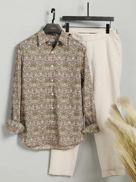 callisto定制花衬衫-草莓小偷-绿