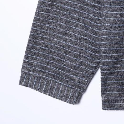 53111SDSA男士秋冬新款痞帅男装拼接撞色条纹领卫衣百搭时尚套头上衣 商品图4