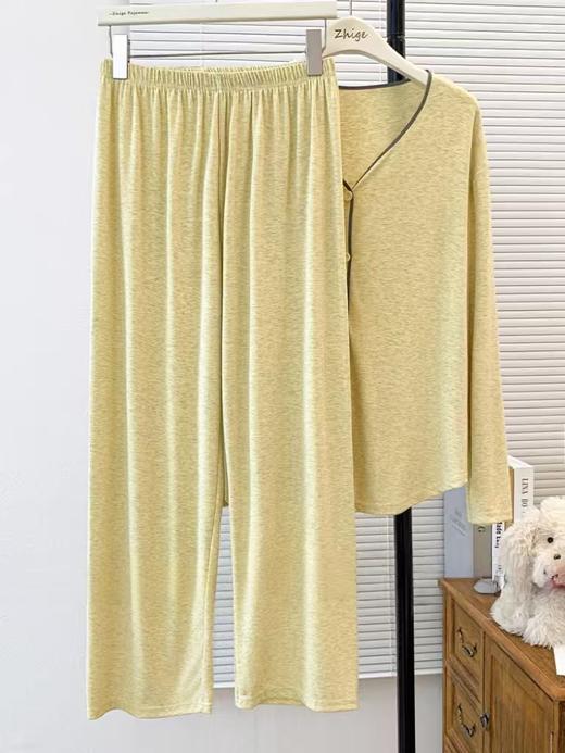 【云朵睡衣】】2025秋冬棉绸小个子睡衣女孩无龄感简约长袖家居服两件套装春秋 商品图4