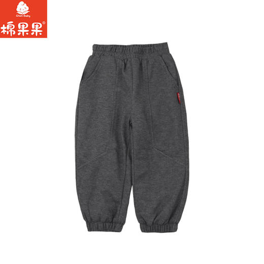 棉果果冬季新品男童夹棉保暖加厚针织加棉长裤M412200825755 商品图0