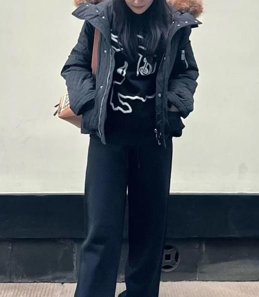 女款短款连帽棉外套007 商品图3