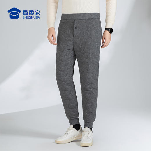 【实付满399送保温杯】【四面弹保暖内穿羽绒裤】休闲保暖羽绒长裤男款束脚打底裤KT524 商品图5