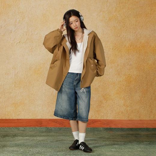 设计感连帽可拆卸风衣外套-纪念日百货门店同款166094334 商品图1