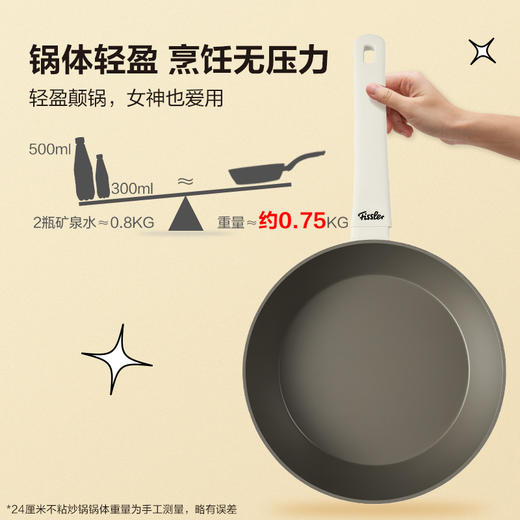 【IP联名-超值套组】大白兔IP联名锅具炒锅煎锅两件组赠围裙硅胶铲 商品图3