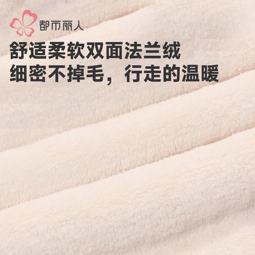 都市丽人睡衣男童女童双面暖羊绒家居服长袖长裤童装法兰绒JHH2F3 商品图5