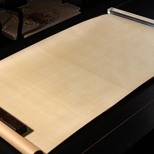 80-90年代尺八屏真丝生绢笺（单张，仿古色） 商品图0