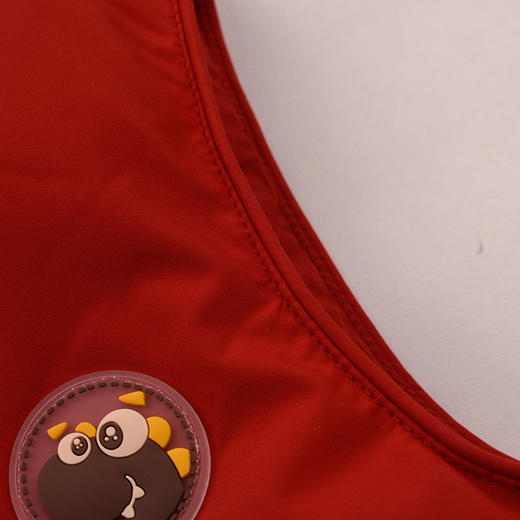 棉果果冬季新品男童女童红色马甲涤丝纺羽绒保暖加厚白鹅绒羽绒马甲M502171925610 商品图5