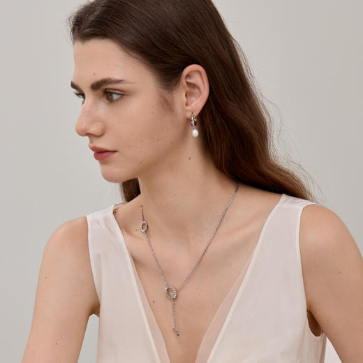 ARSIS｜流光系列 星陨星环项链 商品图4