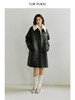 ForPoem 现货 25/FW原创设计精致显贵简约风可拆卸毛领羊毛大衣外套 商品缩略图1