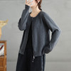 GYH 9250简约开衫拉链针织宽松外穿显瘦外套女 商品缩略图1