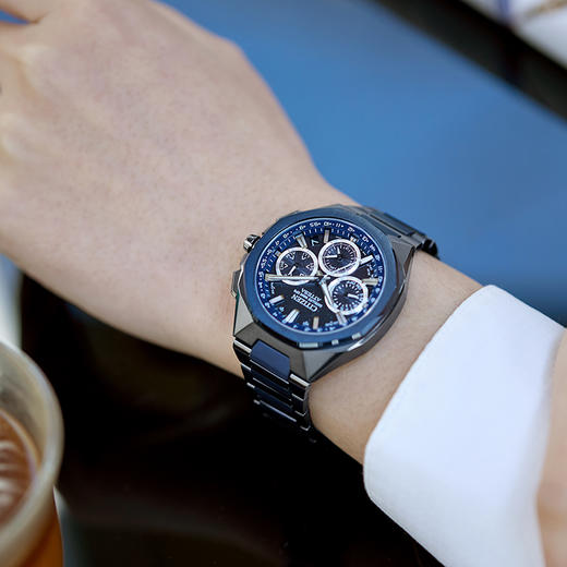 西铁城/CITIZEN卫星对时ATTESA系列舒博钛八角男表CC4106-74E 商品图7