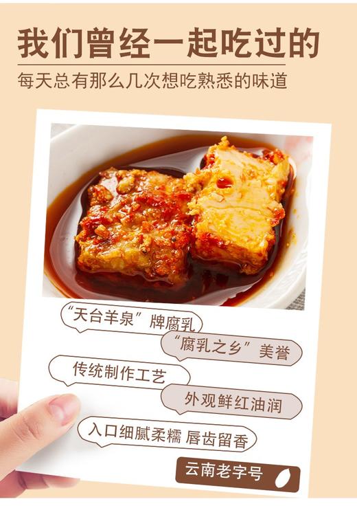 【天台羊泉腐乳】传统制作工艺，入口细腻柔软，唇齿留香，色泽红润，香辣鲜美 商品图8