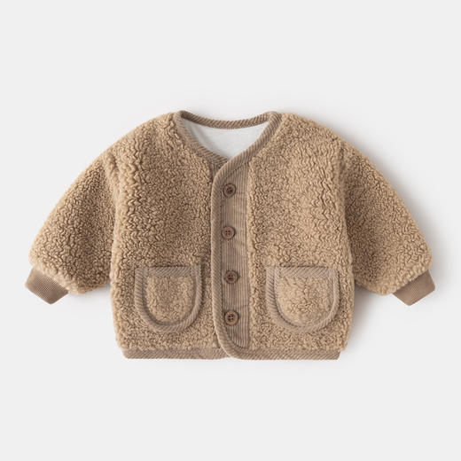 【清仓】嘟嘟家儿童男童女宝冬季摇粒绒外套FSG693DWT476 商品图1