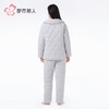 都市丽人睡衣海岛绒烂花女士家居服长袖长裤加厚夹棉套装LHH1N6 商品缩略图3