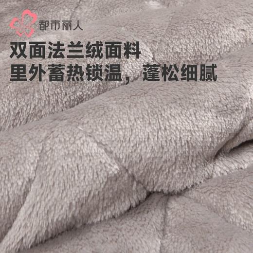 都市丽人睡衣法兰绒夹棉男士家居服长袖长裤加厚夹棉套装FHH0C1 商品图5