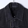 H302SDSA秋冬新款痞帅男装韩版侧边拉链设计假两件翻领牛仔夹克外套 商品缩略图2