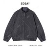 987SDSA男士秋冬新款痞帅男装韩版拉链立领夹克小香风百搭宽松外套 商品缩略图1