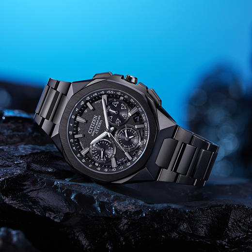 西铁城/CITIZEN卫星对时ATTESA系列舒博钛八角男表CC4105-69E 商品图5