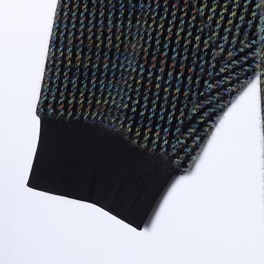 55232SDSA秋冬新款痞帅男装美式撞色不规则设计圆领针织卫衣宽松百搭 商品图4